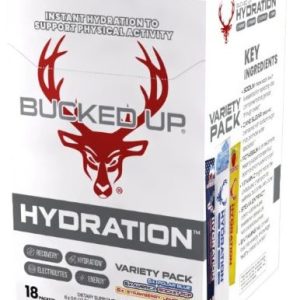 BUCKED UP HYDRATION 2.0 - VARIETY PACK 18 COUNT 3 FLAVOR
