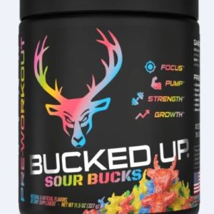 BUCKED UP PRE-WORKOUT SOUR - BUCKS 30 SERVINGS