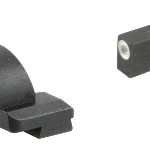 AmeriGlo GL5125 Ghost Ring Sight Set for Glock  Green Tritium White Outline Front Sight-Green Tritium Rear Sight