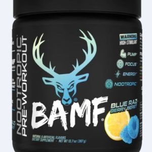 BUCKED UP PRE-WORKOUT BAMF - BLUE RAZ-BERRY BERET 30SERVING