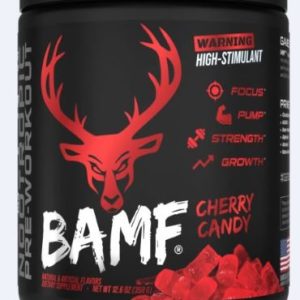 BUCKED UP PRE-WORKOUT BAMF - CHERRY HARD CANDY 30 SERVINGS