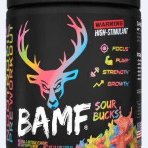 BUCKED UP PRE-WORKOUT BAMF - SOUR BUCKS 30 SERVINGS