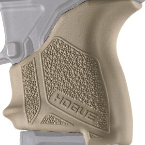 Hogue 18123 HandAll Beavertail Grip Sleeve made of Rubber with Textured Flat Dark Earth Finish for Ruger LCP II