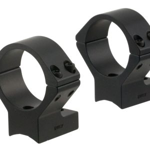 Talley 950725 Scope Mount/Ring Combo  Black Anodized 1" Tube Savage Round Receiver with AccuTrigger (110 Series/A17/A22) High Rings