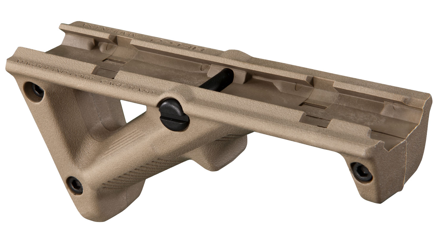 Magpul MAG414-FDE AFG-2 Flat Dark Earth Polymer Angled Foregrip for AR-Platform or Most Picatinny Railed Handguard