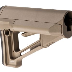 Magpul MAG470-FDE STR Carbine Stock Flat Dark Earth Synthetic for AR-15, M16, M4 with Mil-Spec Tube (Tube Not Included)