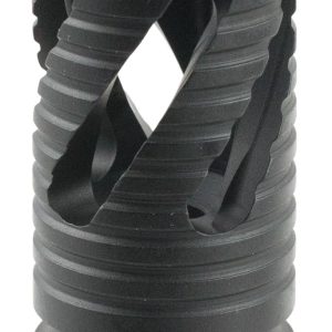 TacFire MZ1021 Thread Crown Muzzle Brake Black Oxide Steel with 1/2"-28 tpi Threads & 2.05" OAL for 5.56x45mm NATO AR-15