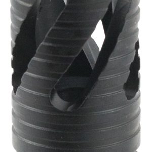 TacFire MZ10213B Thread Crown Muzzle Brake Black Oxide Steel with 5/8"-24 tpi Threads & 2.05" OAL for 308 Win AR-10