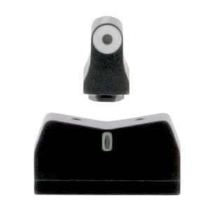 XS Sights GL0004S5 DXT Big Dot Night Sights fits Glock Black | Green Tritium White Outline Front Sight Green Tritium White Outline Bar Rear Sight