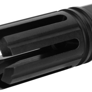 TacFire MZ1005N 6 Prong Flash Hider Black Nitride Steel with 1/2"-28 tpi Threads & 2.22" OAL for 5.56x45mm NATO AR-Platform