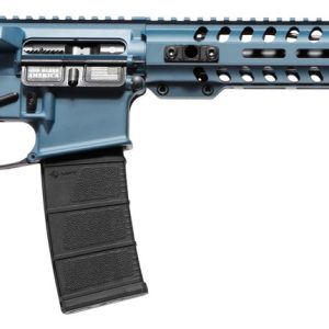 Patriot Ordnance Factory 01580 Wonder 5.56x45mm NATO 16.50" 30+1 Blue Titanium Cerakote 6 Position MFT Minimalist Stock