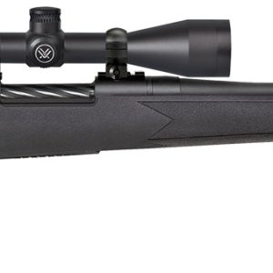 Mossberg 28053 Patriot 7mm-08 Rem Caliber with 5+1 Capacity, 22" Fluted Barrel, Matte Blued Metal Finish & Black Synthetic Stock Right Hand (Full Size) Includes Vortex Crossfire II 3-9x40mm Scope