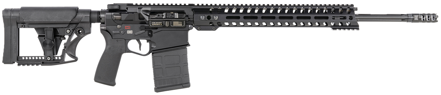 Patriot Ordnance Factory 01566 Revolution Gen4 6.5 Creedmoor 20" 20+1 Black Hard Coat Anodized Adjustable Magpul PRS Stock