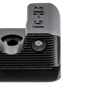 TruGlo TG231Z1C Tritium Pro Black | Green Tritium Orange Outline Front Sight Green Tritium Rear Sight