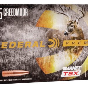 Federal P65CRDBTSX1 Premium 6.5Creedmoor 130gr Barnes TSX 20 Per Box/10 Case