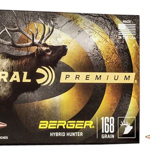 Federal P308BCH1 Premium 308Win 168gr Berger Hybrid Hunter 20 Per Box/10 Case