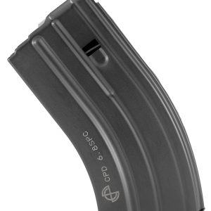 DuraMag 2068041207CPD SS 20rd 22 Nosler/6.8 SPC for AR-15 Black w/ Gray Follower Detachable