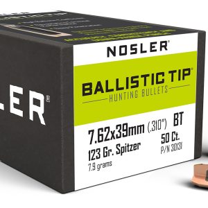 Nosler 30131 Ballistic Tip  7.62x39mm 123gr Spitzer Boat Tail 50/Box