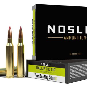 Nosler 40045 Ballistic Tip 7mmRemMag 150gr Spitzer Ballistic Tip 20 Per Box/10 Case