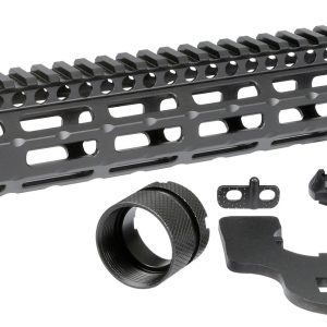 Midwest Industries MICRM12625 M-Series Aluminum Black Hardcoat Anodized AR Platform 12.62"