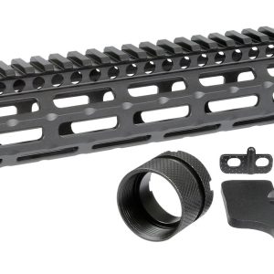 MIDWEST INDUSTRIES INC MICRM14 M-Series AR-15 6061 Aluminum Black Hard Coat Anodized 14"