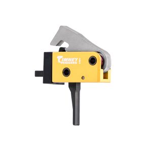 Timney Triggers 681ST PCC Trigger Single-Stage Straight Trigger with 2.50-3 lbs Draw Weight & Black/Gold Finish for AR-Platform
