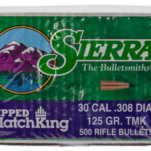Sierra 7725C Tipped MatchKing 30Cal 125gr Tipped MatchKing 500/Box
