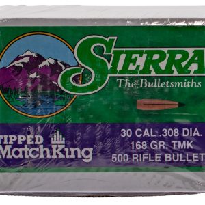 Sierra 7768C Tipped MatchKing 30Cal 168gr Tipped MatchKing 500/Box