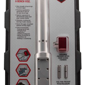 Real Avid AVAR15LLVB Lug-Lok Upper Vise Block Silver Aluminum Rifle AR-15