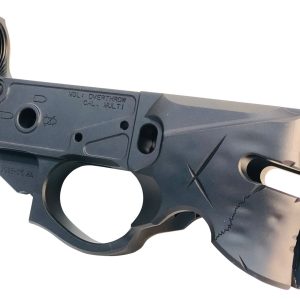 Sharps Bros SBLR07 Overthrow Stripped Lower Multi-Caliber Black Anodized Finish 7075-T6 Aluminum Compatible w/Mil-Spec Ar-15 Internal Parts