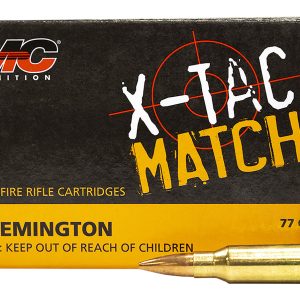 PMC 223XM X-Tac Match 223Rem 77gr Open Tip Match 20 Per Box/10 Case
