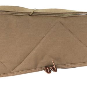 Boyt Harness OGC98PM06 Alaskan Rifle Case 44" Kahki Waxed Canvas w/ Brass Hardware & Quilted Flannel Lining for Scoped Rifles