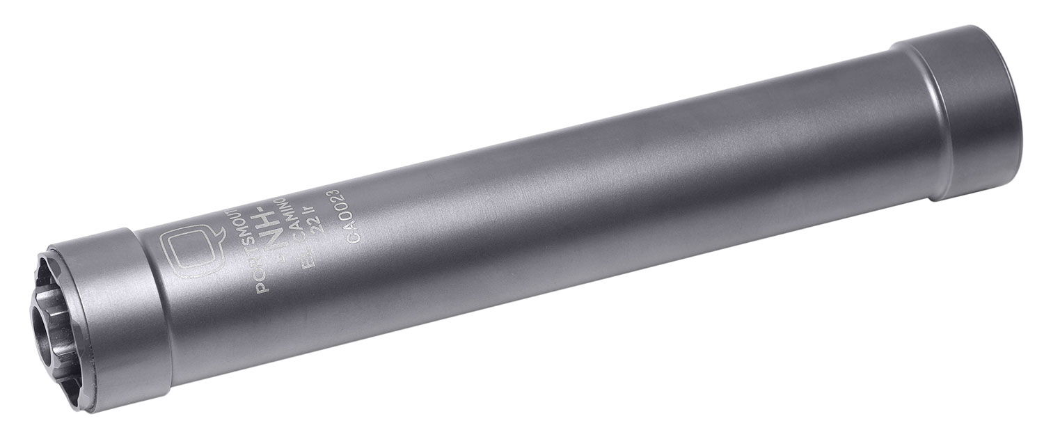 Q LLC SILEC22 El Camino 22 LR .99" Diameter, Black PVD Titanium/Stainless Steel 1/2"-28 tpi