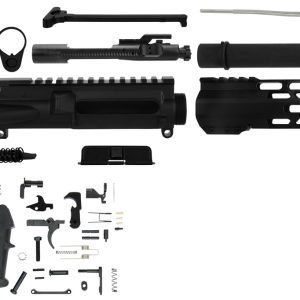 TacFire SSPK300LPK10 AR Build Kit Pistol Sports South Exclusive 300 Blackout AR Pistol Platform Black Parkerized Steel 5/8"x24