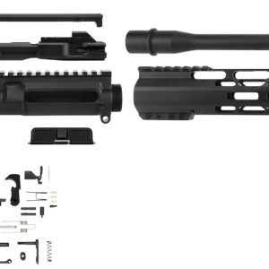 TacFire SSRK9MM16LPK AR Build Kit Sports South Exclusive 9mm Luger AR-15 Black Nitride Steel 1/2"x36