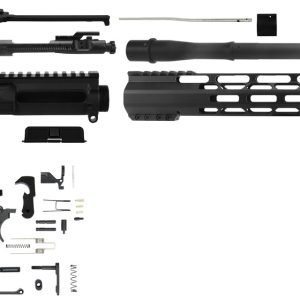 TacFire SSRK300LPK AR Build Kit Sports South Exclusive 300 Blackout AR-Platform Black Nitride 1/2"x28