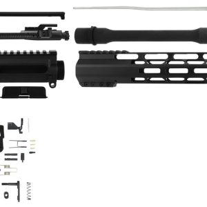 TacFire SSRK556LPK Lower Parts Kit Unassembled Rifle Kit 223 Rem/5.56x45mm NATO AR Platform Aluminum 1/2"-28 tpi