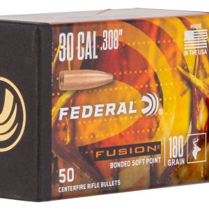 Federal FB308F4 Fusion Component 30 Cal .308 180 gr Fusion Soft Point 50 Per Box/ 4 Case