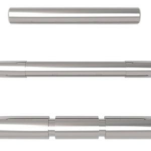 Cross Armory CRGPSSV 3 Pin Set Compatible w/ Glock Gen1-3 Silver Steel