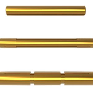 Cross Armory CRGPSGD 3 Pin Set Compatible w/Glock Gen1-3 Gold Steel