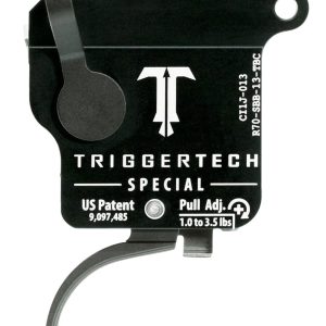 TriggerTech R70SBB13TBC Special Single-Stage Traditional Curved Trigger with 1-3.50 lbs Draw Weight for Remington 700 Right