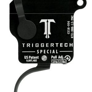 TriggerTech R70SBB13TNC Special Without Bolt Release Single-Stage Traditional Curved Trigger with 1-3.50 lbs Draw Weight for Remington 700 Right