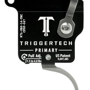 TriggerTech R7LSBS14TNC Primary Without Bolt Release Single-Stage Traditional Curved Trigger with 1.50-4 lbs Draw Weight for Remington 700 Left