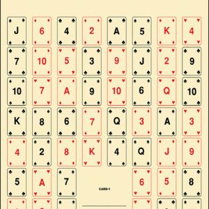 Action Target CARD1100 Entertainment 52 Playing Cards Paper 22.50" x 24" Multi-Color 100 Per Box