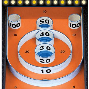 Action Target GSSKEE100 Entertainment Skee-Ball Paper Hanging 23" x 35" Multi-Color 100 Per Box