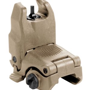 Magpul MAG247-FDE MBUS Sight Front  Black Folding for AR-15/M16