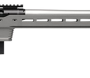 Savage Arms 57555 110 Elite Precision 223 Rem,5.56x45mm NATO 10+1 26" Matte Stainless, Matte Black Rec, Gray Cerakote Adjustable MDT ACC Aluminum Chassis Stock