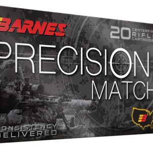 Barnes Bullets 30831 Precision Match 6.5Grendel 120gr Open Tip Match Boat Tail 20 Per Box/10 Case