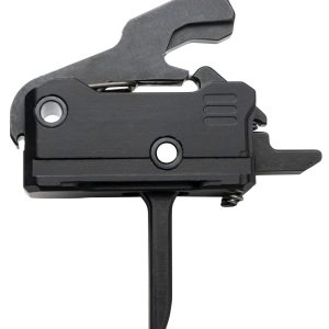 Rise Armament T017FBLK RA-140 Super Sporting Black Hardcoat Anodized Flat Trigger Single-Stage 3.50 lbs Draw Weight Fits AR-Platform Right Hand