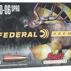 Federal P3006SS1 Premium 30-06Springfield 165gr Swift Scirocco II 20 Per Box/10 Case